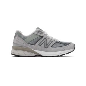 New Balance Grey Mesh & Suede Athletic Sneakers